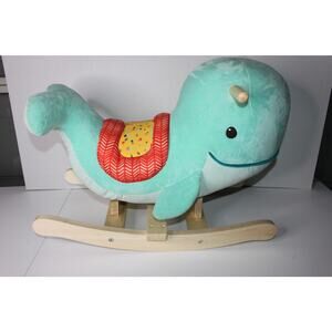 B. Toys Wooden Whale Rocker